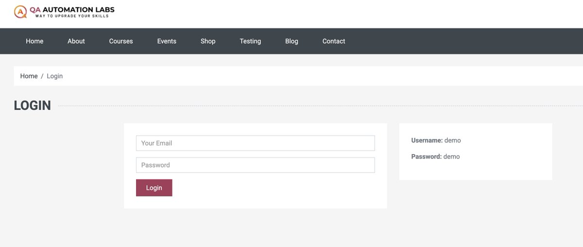 Kailash Pathak (@kailashpathak7) on Twitter photo QA community — a practice website designed to help you test and automate basic scenarios 🎯
🔗 Try it here: shop.qaautomationlabs.com
<a href="/playwrightweb/">Playwright</a> <a href="/SeleniumHQ/">Selenium</a> <a href="/QANewsletter/">Software Testing Weekly 🚀</a> <a href="/AutifyHQ/">AutifyHQ</a> <a href="/AutifyJapan/">AutifyJapan</a> <a href="/LoadmillTeam/">Loadmill</a> <a href="/DZoneInc/">DZone</a> <a href="/Applitools/">Applitools</a> <a href="/testgridio/">TestGrid</a> <a href="/TestingRetreat/">Global Testing Retreat, #ATAGTR2025</a> QA community — a practice website designed to help you test and automate basic scenarios 🎯
🔗 Try it here: shop.qaautomationlabs.com
<a href="/playwrightweb/">Playwright</a> <a href="/SeleniumHQ/">Selenium</a> <a href="/QANewsletter/">Software Testing Weekly 🚀</a> <a href="/AutifyHQ/">AutifyHQ</a> <a href="/AutifyJapan/">AutifyJapan</a> <a href="/LoadmillTeam/">Loadmill</a> <a href="/DZoneInc/">DZone</a> <a href="/Applitools/">Applitools</a> <a href="/testgridio/">TestGrid</a> <a href="/TestingRetreat/">Global Testing Retreat, #ATAGTR2025</a>
