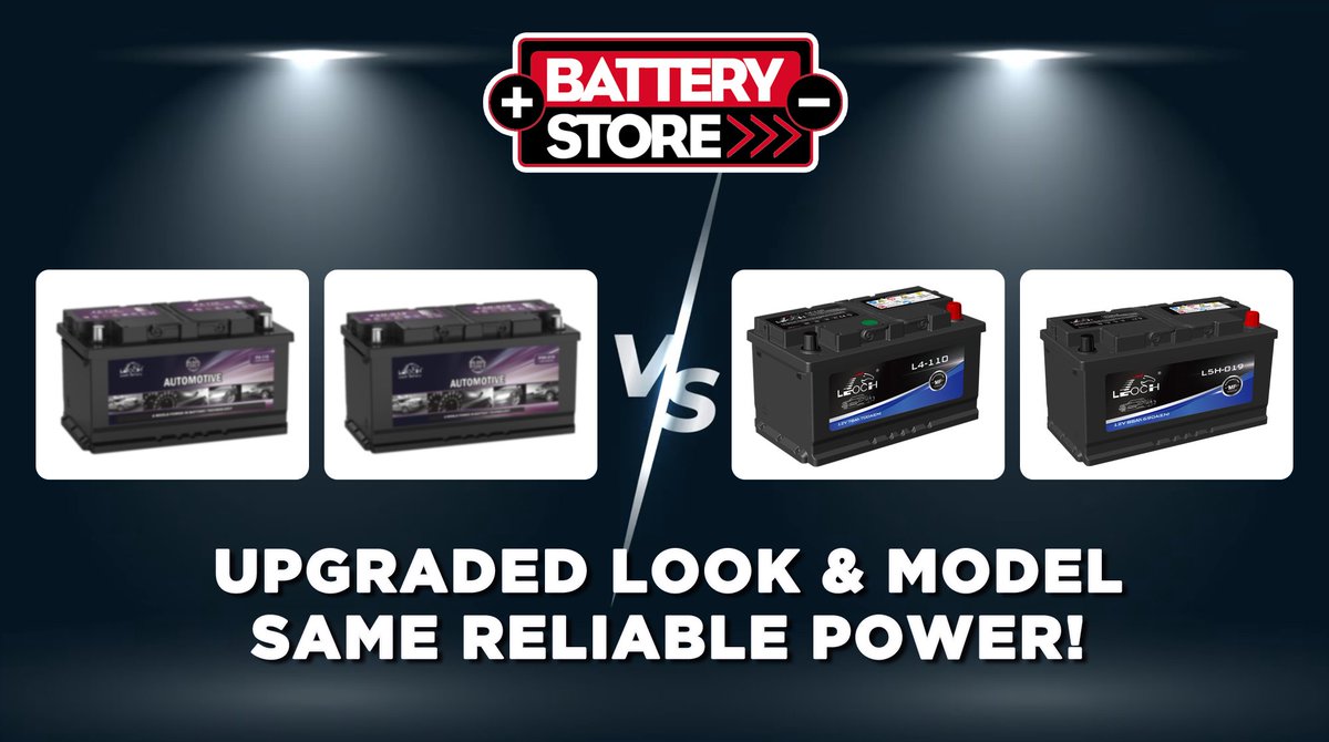 BatteryStoreUK's tweet image. Dear friends:
Leoch car battery appearance have been fully upgarded, 
Alongside this upgrade, we’ve expanded our range with exciting new car battery models: engineered for performance, explore now: batterystore.co.uk/automotive/
#LeochBattery #leoch #carbattery #carbatteryreplacement