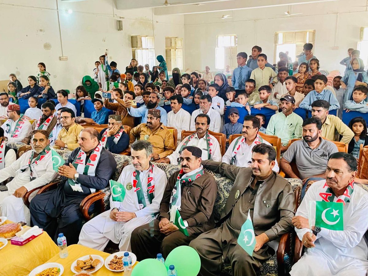 Magsi094's tweet photo. #Longlivepakistan #14august2025
Govt H Secondary School Baqrani
Sardar @malibughio ❤
Sardar @TariqueAnwarKh8 https://t.co/UEEJK4czYY