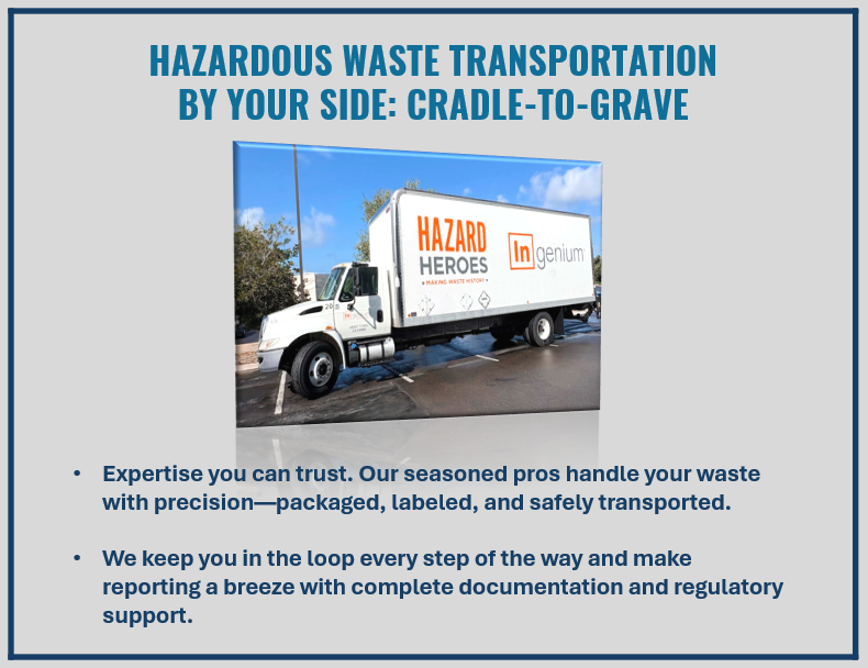 PureIngenium's tweet image. Hazardous Waste Transportation: By Your Side: Cradle-To-Grave
pureingenium.com/hazardous-wast…