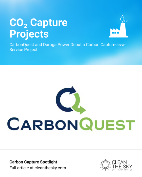 Carbon capture-as-a-service is here with CarbonQuest &amp; Daroga who remove CO₂ at zero upfront cost. #Cleantech #CarbonCapture #NetZero Learn More: cleanthesky.com/innovation/car…