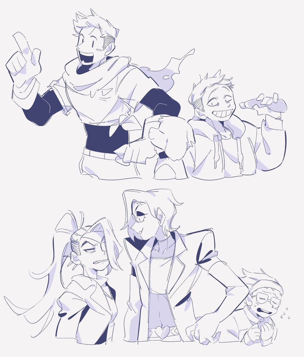 UTDR擬人化らくがき