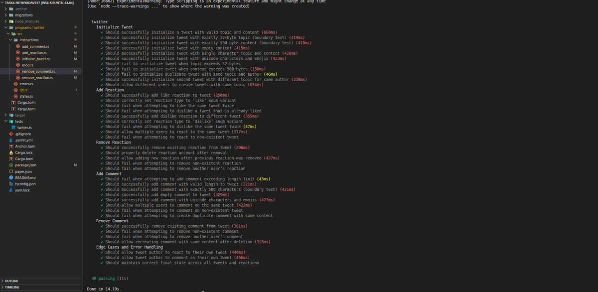 Just wrapped up Task 4 of the School of Solana S7 with <a href="/AckeeBlockchain/">Ackee Blockchain Security</a> — feeling good about ticking this one off the list!