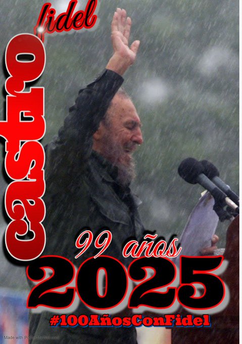 El  pueblo Cubano mantiene vivas las ideas y la obra del Comandante en Jefe  Fidel Castro Ruz en el 99 Aniversario de su Natalicio. #FidelPorSiempe #FidelViveEntreNosotros #EducaciónManicaragua #educaciiónvillaclara #CubaMinedl