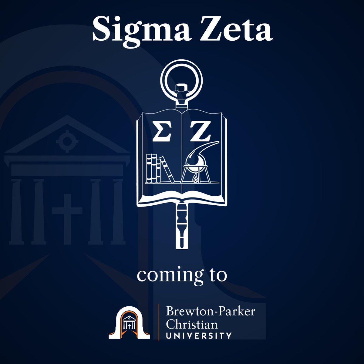 BrewtonParker's tweet photo. Big news for #BPCU!
We’ve been approved to start a Sigma Zeta National Science & Mathematics Honor Society chapter — with our first induction THIS semester!
Honoring excellence in natural sciences & math.
#SigmaZeta #HonorSociety https://t.co/DUGETRvGmr