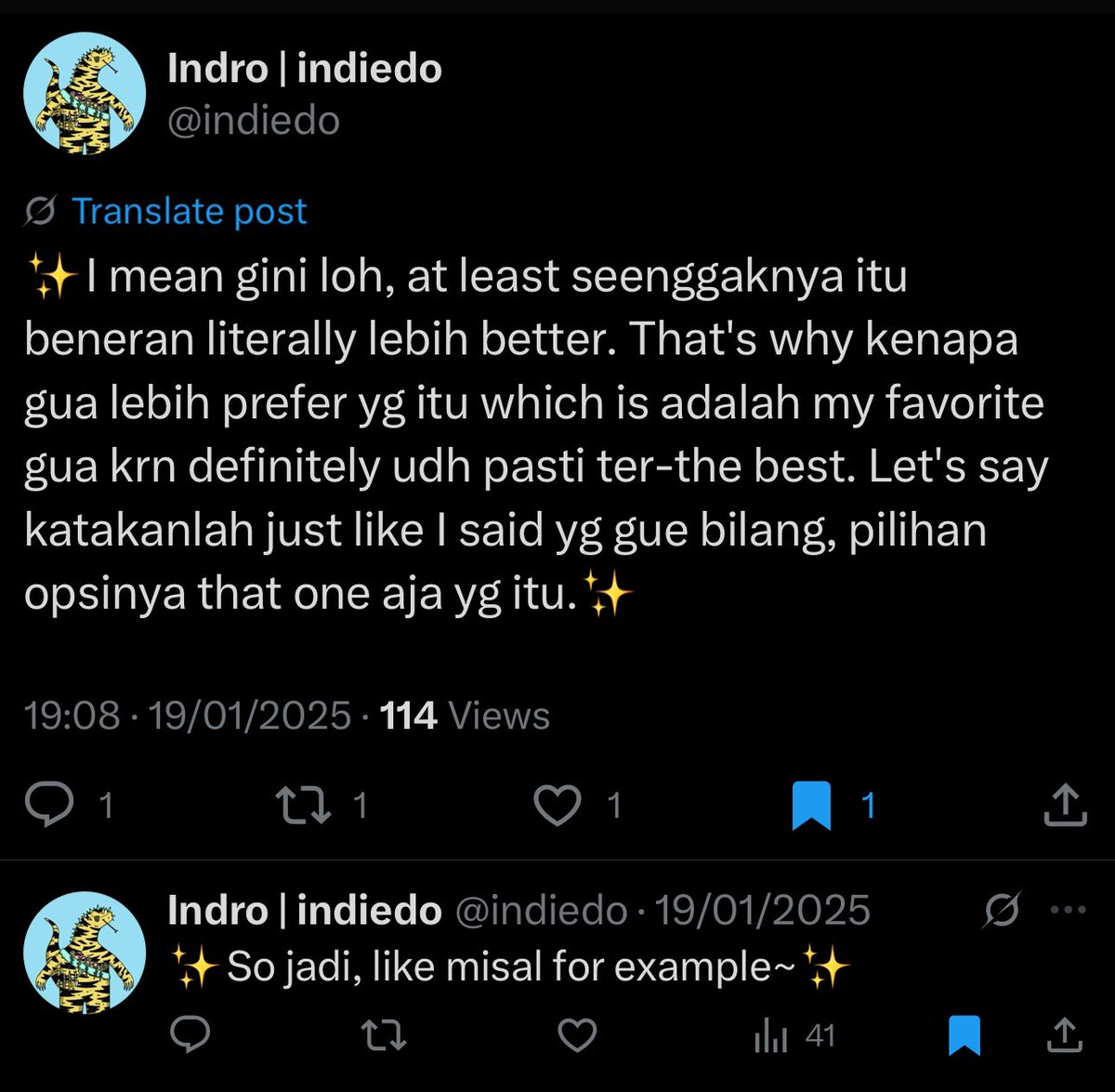 Indro | indiedo tweet media