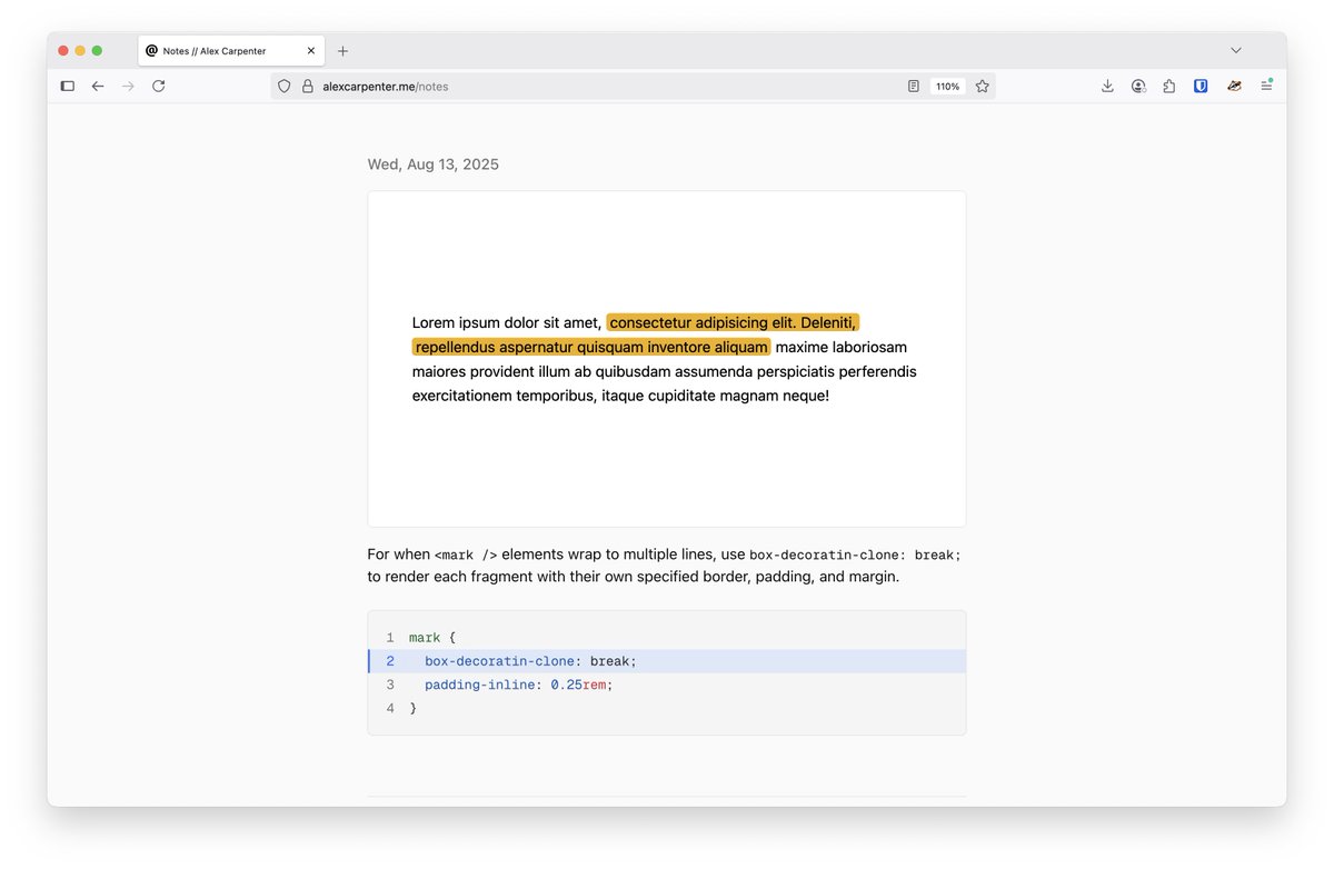 Added a really simple preview setup so I can share demos on my personal site vs needing to link off to external service.

alexcarpenter.me/notes