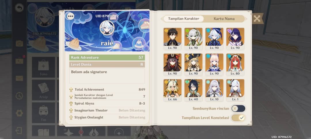 goredive's tweet photo. #wts genshin acc
-UID 87, AR 57, server Asia
-usn unset, bday set, take segmail, first owner
-PITY 2, RATE OFF, full F2P
-AQ clear (sampe natlan)
-MC : Lumine 
☆ price : 250k bisa nego :D
dm or comment for detail
#zonauang #zonajajan️️ https://t.co/WZNfuE4EAW