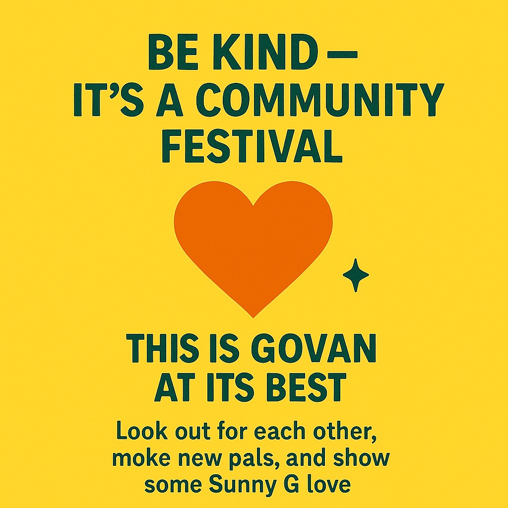 We want everyone to have a great time on Saturday at the Elder Park Festival so we've put together some top tips that'll help on the day. ❤️

16 Aug 2025
12 - 8 PM
Elder Park, Govan

Free Entry!