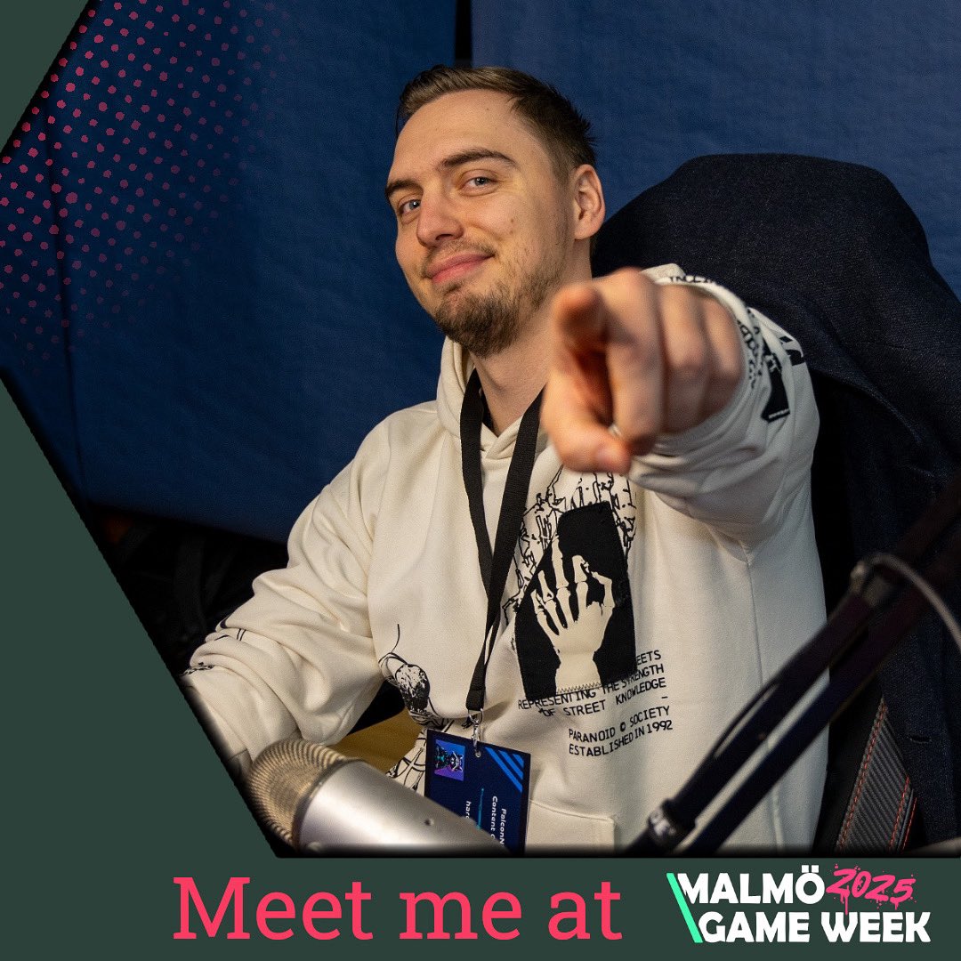 Exciting news! 🎮 #reklame #ad
I’m thrilled to share that I’ll be attending Malmö Game Week 2025 as a content creator!
Can’t wait to connect with fellow gamers, creators, and ofc you guys, explore amazing games,  and share all the highlights with you.
See you in Malmö! ✨