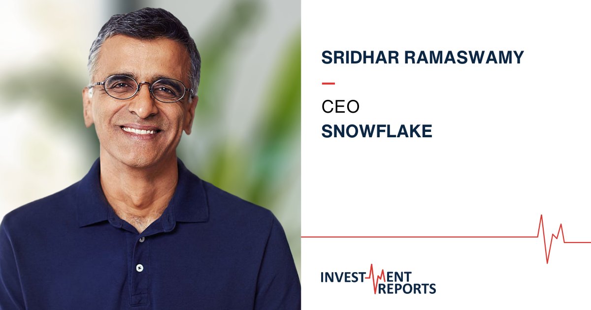 What’s powering scalable innovation in the U.S.?
<a href="/Snowflake/">Snowflake</a>  CEO's Sridhar Ramaswamy dives into the influence of cloud data platforms in America Rewired.
Full interview 👉 investmentreports.co/interview/srid…
#AmericaRewired #Snowflake #CloudData #TechLeadership #Innovation