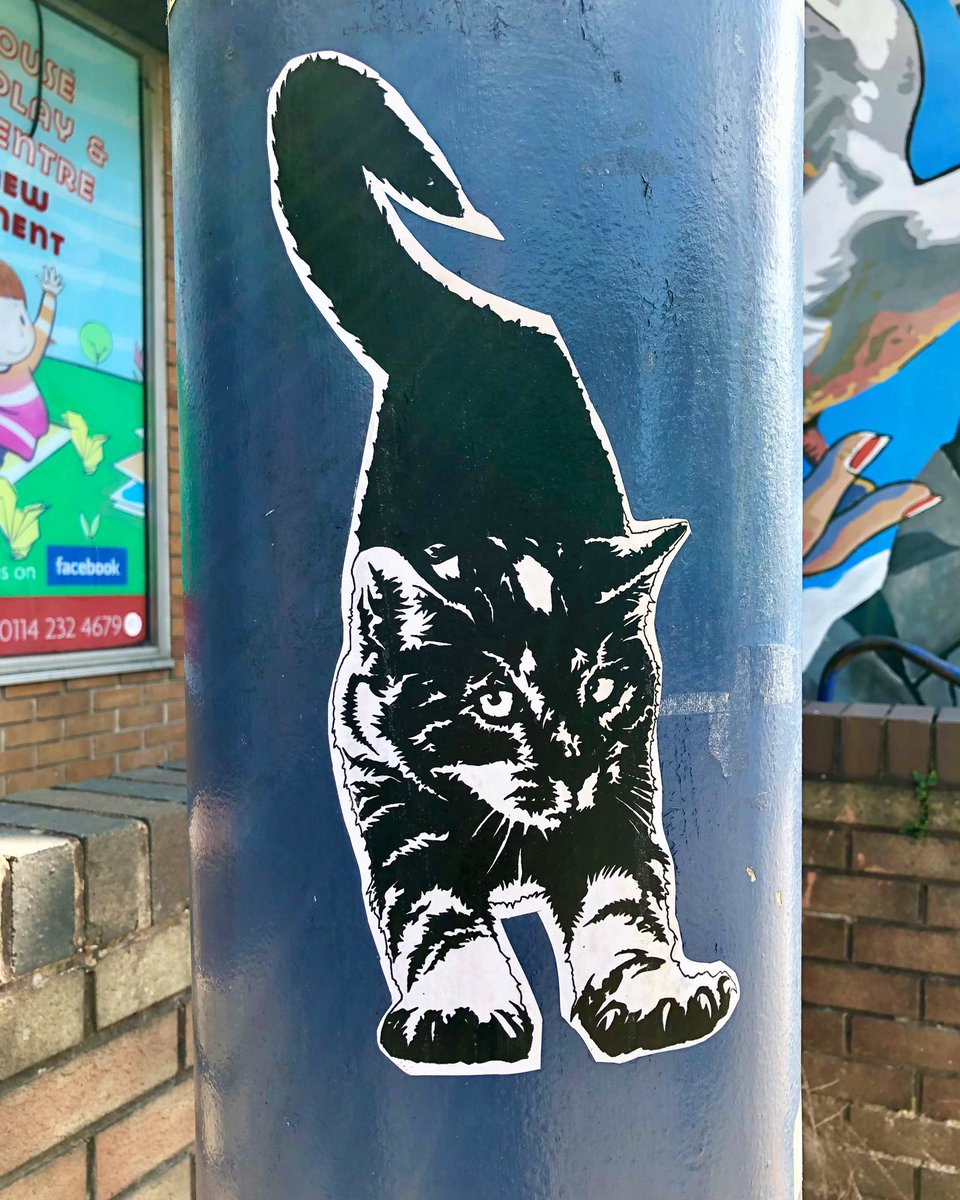 Dave: The Steel City Snapper (@steelcitysnaps) on Twitter photo One of <a href="/bubba2000art/">bubba2000art</a>’s #CatPack cats in Hillsborough 🐈⬛😻 <a href="/streetartsheff/">Street Art Sheffield</a> #Sheffield One of <a href="/bubba2000art/">bubba2000art</a>’s #CatPack cats in Hillsborough 🐈⬛😻 <a href="/streetartsheff/">Street Art Sheffield</a> #Sheffield