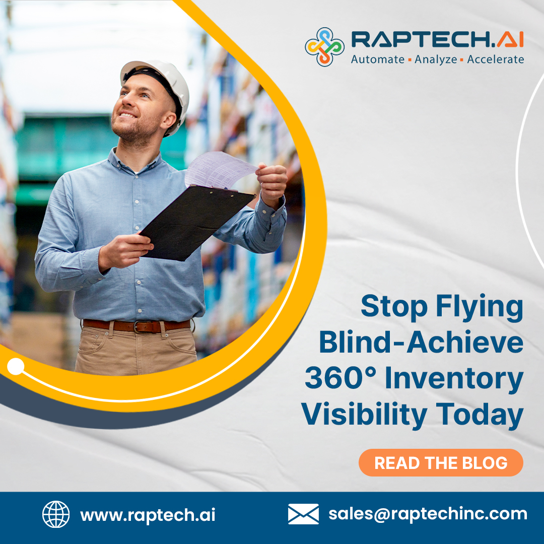 Raptech_AI's tweet image. Stockouts drain sales. Overstock drains cash.

Raptech’s latest blog shows how unified inventory visibility fixes both-one live dashboard connects warehouses, sales &amp;amp; suppliers, automating reorders.

Read more: tinyurl.com/33th52wz

#InventoryVisibility #SupplyChain