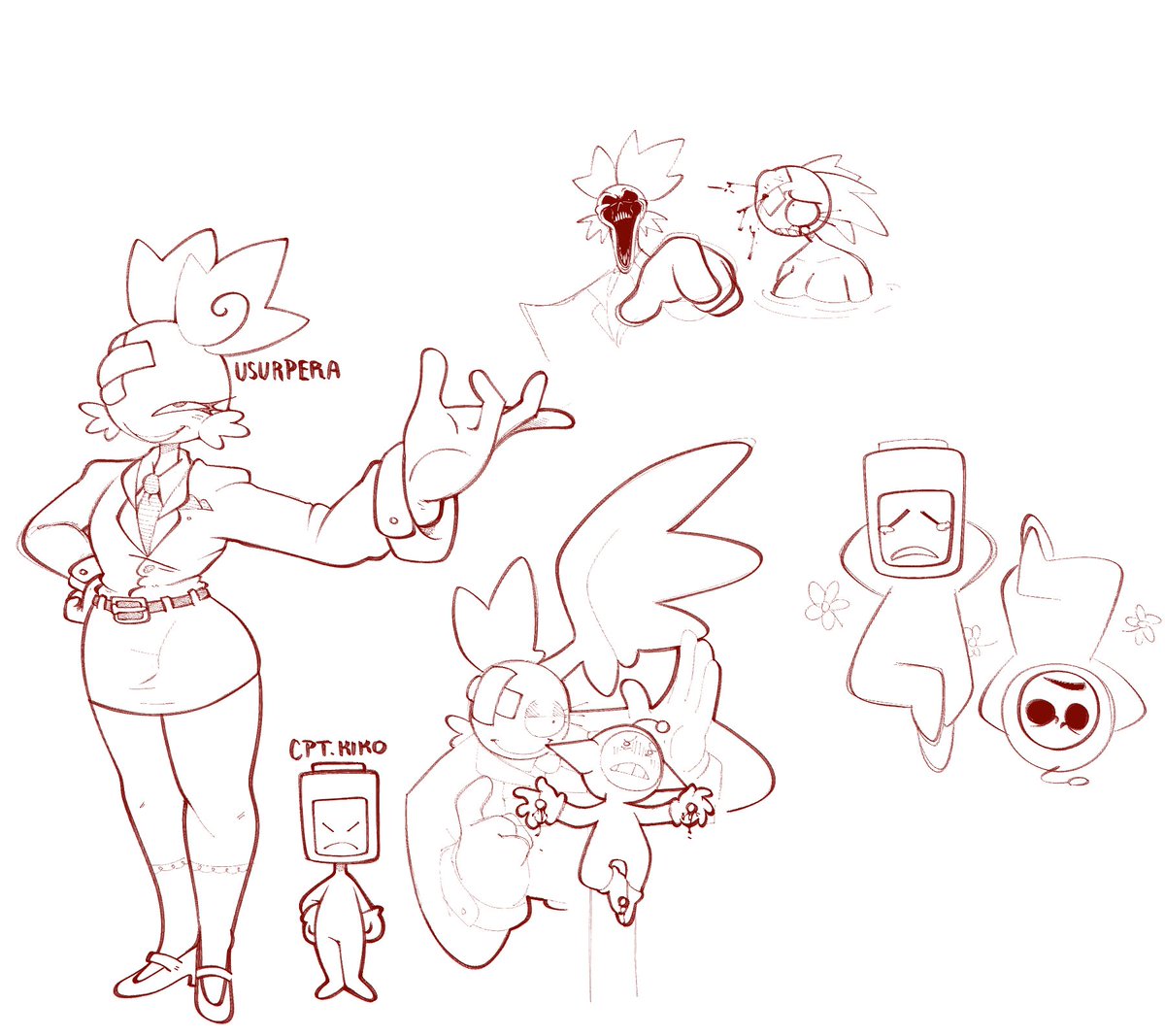 Stuff for the comic im never gonna make