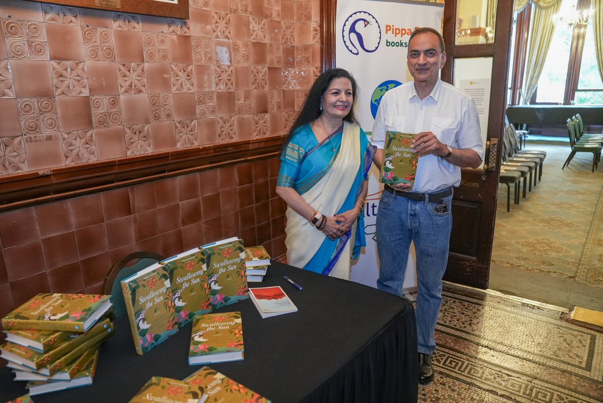 Lakshmi M Puri (@lakshmiunwomen) on Twitter photo From Budapest in 1999 to London in 2025 - a journey across continents, careers, and causes, culminating in the life of a book.
Honoured to have #Swallowingthesun reviewed with such insight by <a href="/sanjaysuri88/">Sanjay Suri</a>, whom I first met in my ambassadorial days in Hungary.
In his From Budapest in 1999 to London in 2025 - a journey across continents, careers, and causes, culminating in the life of a book.
Honoured to have #Swallowingthesun reviewed with such insight by <a href="/sanjaysuri88/">Sanjay Suri</a>, whom I first met in my ambassadorial days in Hungary.
In his
