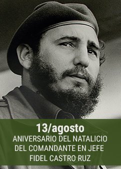 #Cuba honra el legado eterno de Fidel en el Aniversario 99 de su Natalicio. #100AñosConFidel