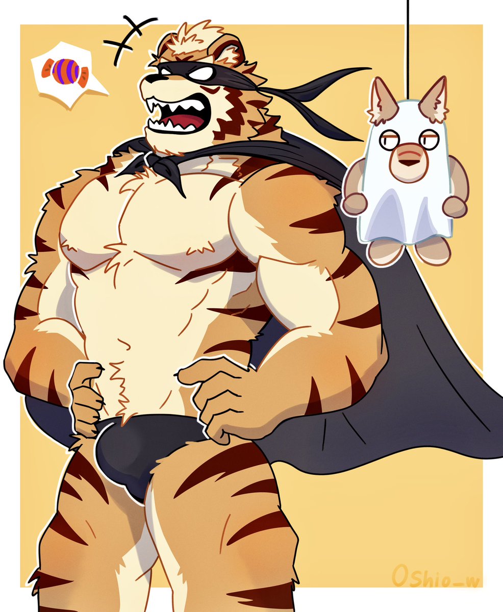 🐯お菓子貰いに行くぞ！
🐺まだ8月だぞ...