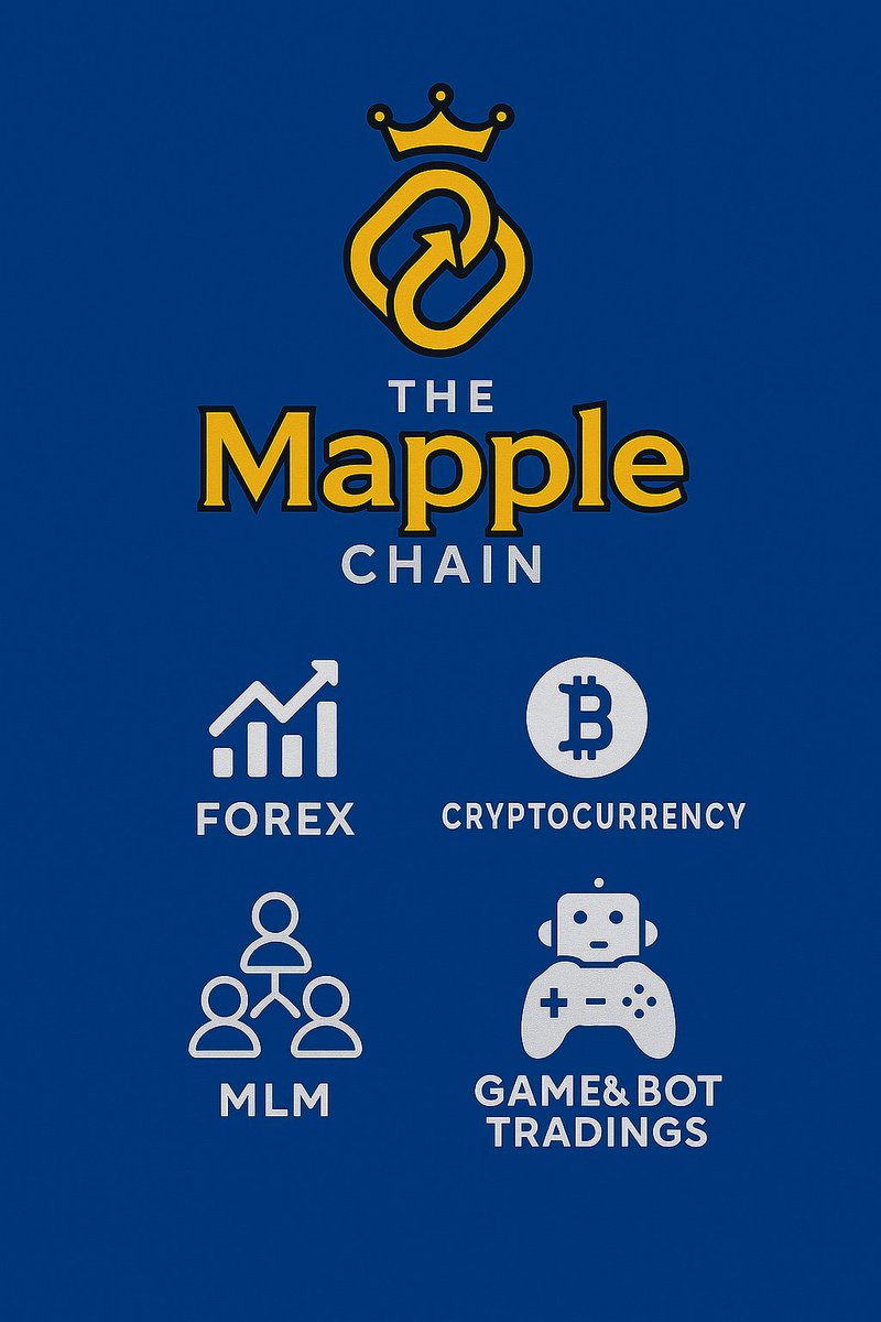🚀Mapple Chain – Your Global Growth Partner🌍

From Blockchain &amp; Crypto Development to Forex Brokerage Setup, MLM Utilities, Gaming Platforms, Trading Bots, Licensing, Global Expo Management, and Digital Marketing — we deliver end-to-end solutions under one roof.
 #TheMappleChain