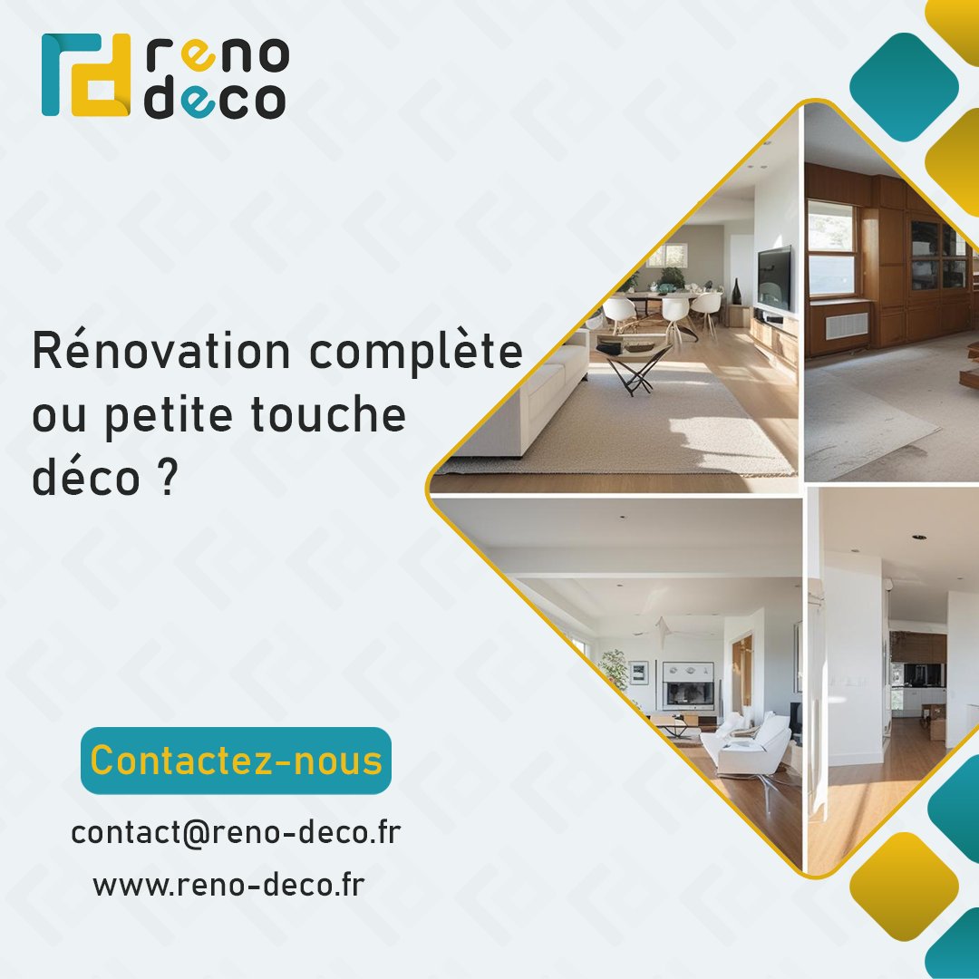 Reno_Deco1's tweet photo. Que préférez-vous ?
Chez Reno Deco, on répond à toutes les envies… et à tous les styles.
Et si vous hésitez encore, parlons-en 📷
📷 https://t.co/eXJWrodVL8
📷 contact@reno-deco.fr
#renovationmaison #decorationinterieure #travaux #travauxparis #amenagementinterieur #France https://t.co/1ZKA2t8u4Q