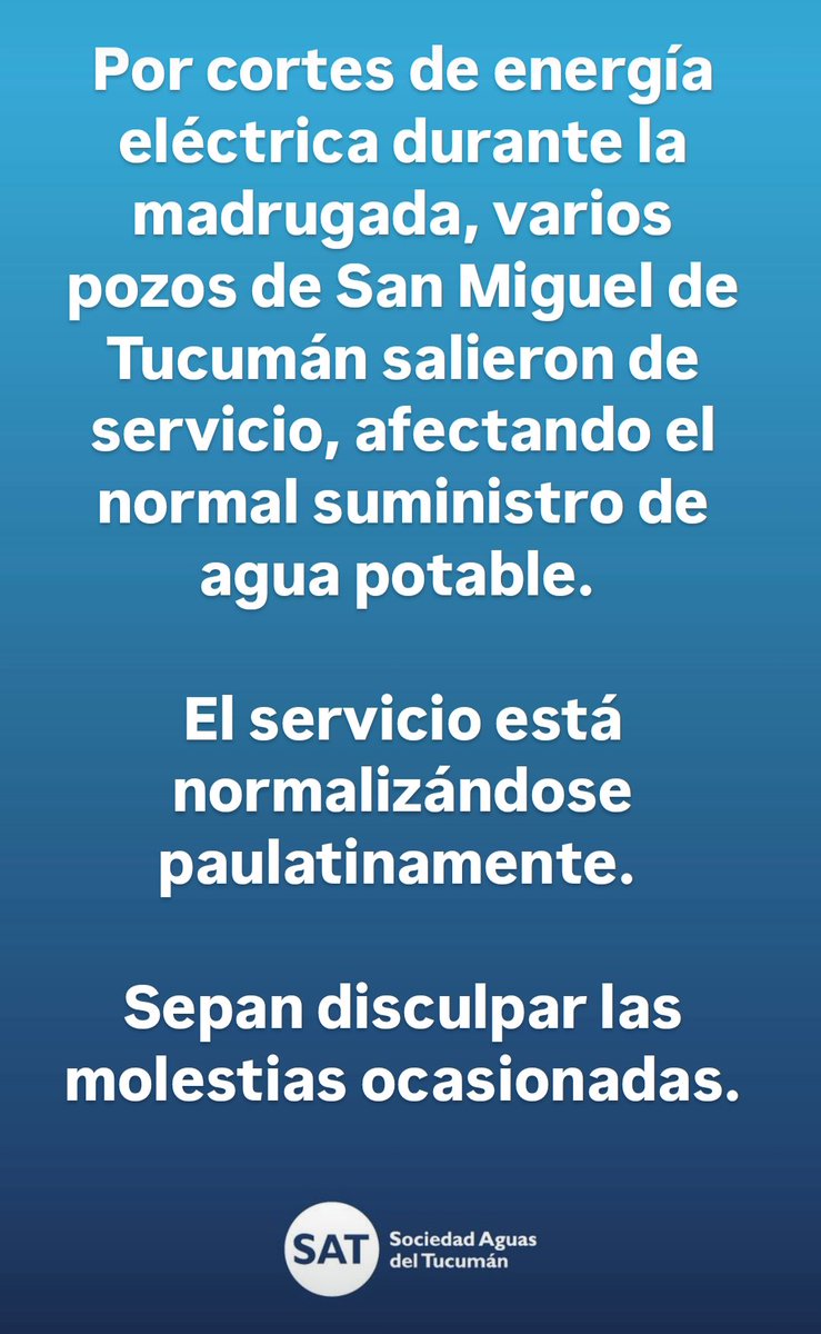 Atención vecinos de San Miguel de Tucumán ⚠️👇🏻