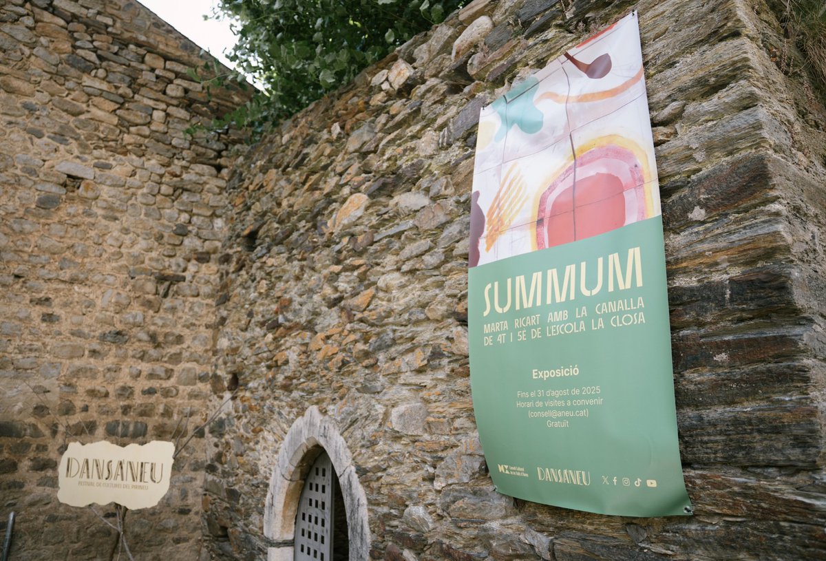 🎨 Els dies 19 i 26 d'agost podeu visitar l'exposició #Súmmum realitzada per l'artista Marta Ricart i  alumnes de l'Escola La Closa, un projecte presentat en el marc del #Dansàneu25. Més info: dansaneu.cat/artista/summum 

⌚ 11–13 h
📍 Església Sant Joan, Isil
🌿 Entrada lliure!