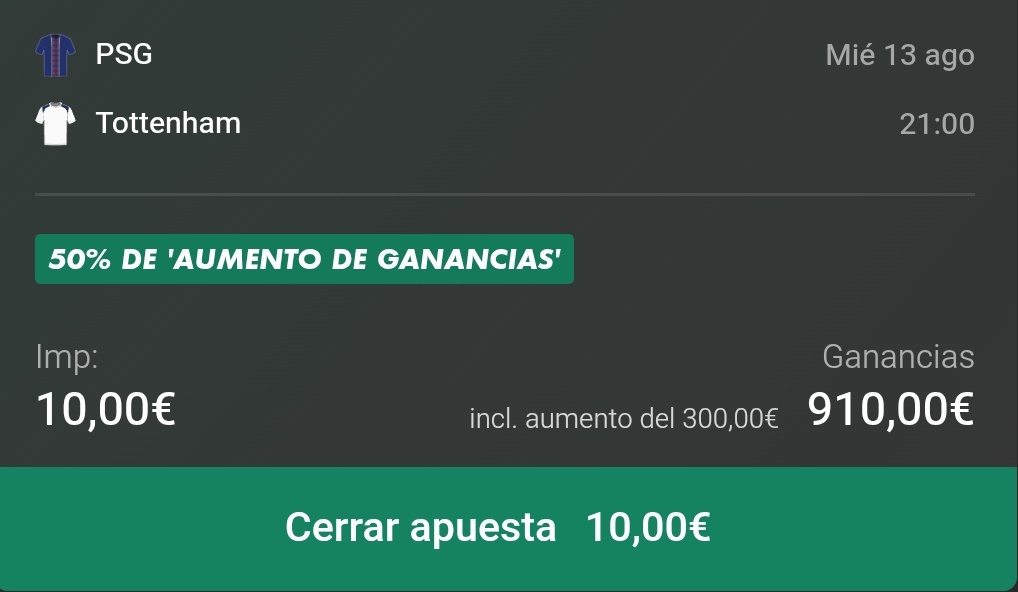 YellowCardGuru's tweet photo. 🚀 FunCARD🟨

Solo 3 jugadores y cuota @61 😱
Con el +50% de bet365, sube todavía más 🔥

💬 200 ❤️ y la suelto
📲 ¿Quién se apunta al pelotazo? 💥
👉 https://t.co/AIHIz1Jy2E

#SuperCopa #funcard #PSGTOT https://t.co/gvpfNSD7yH