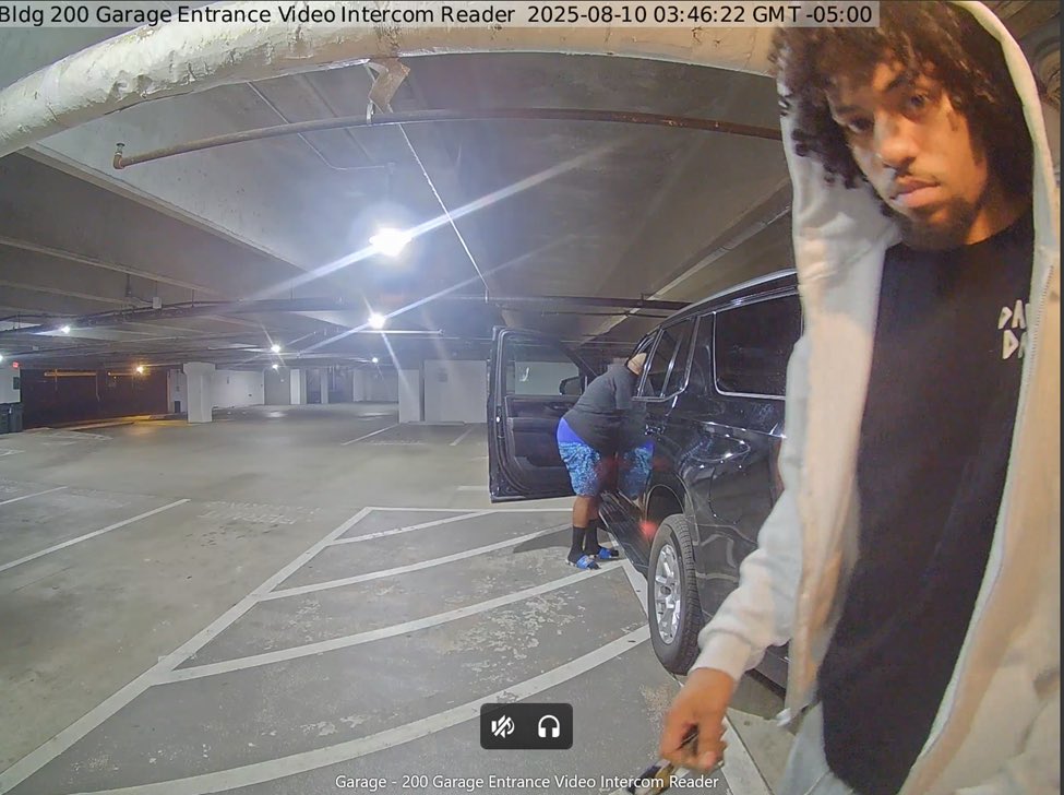 VireoLabs's tweet photo. Mail theft is a federal crime, fellas. Smile: Our building camera got a great pic of you both including your license plate! @wsbtv @ajc @ATLscene https://t.co/ekytZYa9PL