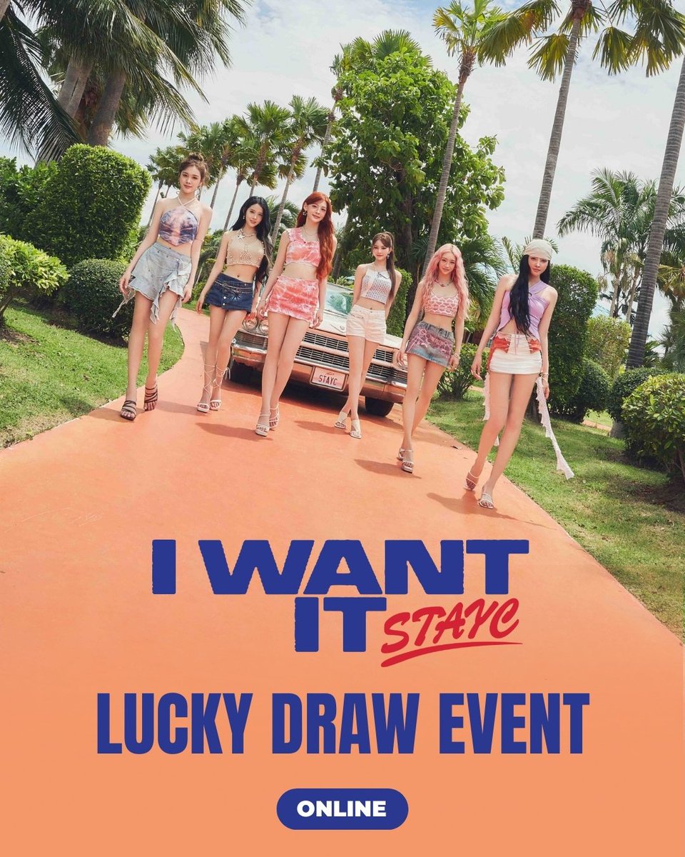 houseofkpopco's tweet photo. ❤I WANT IT Lucky Draw (Online)💙

Buy 1 STAYC - Special Single [I WANT IT] on https://t.co/gb5NDzDyIN & receive 1 out of 12 Lucky Draw Photocards!

🎁 Signed Photocards up for grabs!
🗓 Aug 14 - 21
🛍https://t.co/gb5NDzDyIN
#STAYC #IWANTIT #LD #HOK