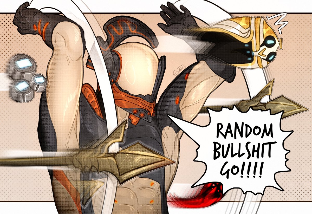 Styanax didn't have enough energy to summon more spears 😔
#Warframe #Warframefanart #tennocreate