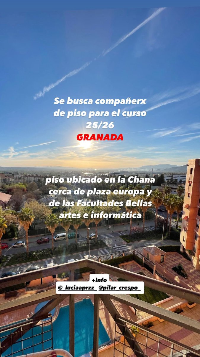 Se busca compañerx de piso en granada!⭐️⭐️
#pisosgranada #pisosugr