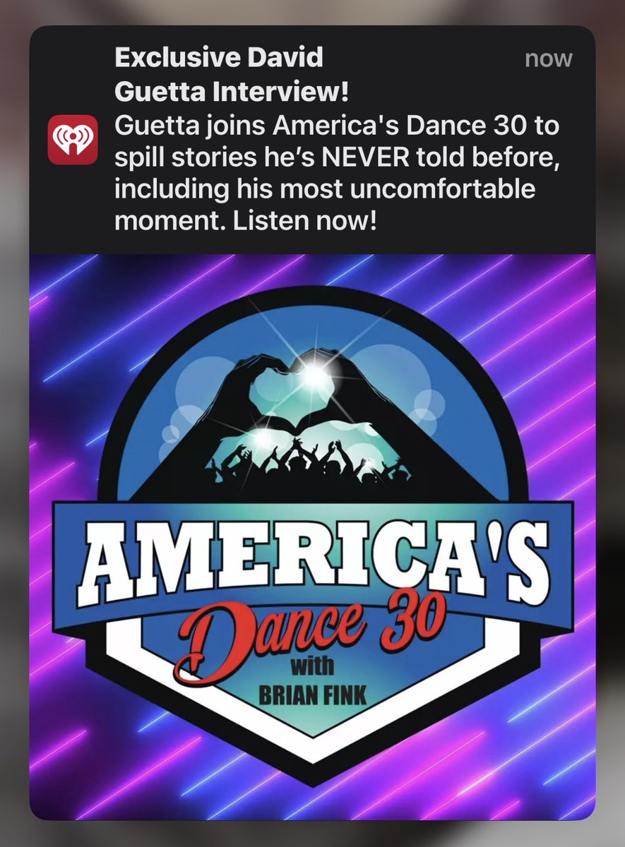 Have YOU watched/listened to the awesome chat w <a href="/davidguetta/">David Guetta</a> yet? All the cool kids are doing it! 😂 Dont be the only one missing out. Search <a href="/AmericasDance30/">America's Dance 30</a> on <a href="/iHeartRadio/">iHeartRadio</a>, YT, or wherever u get your podcasts! ♥️

🎧 iheart.com/podcast/269-am…

📺 YouTube.com/c/iambrianfink