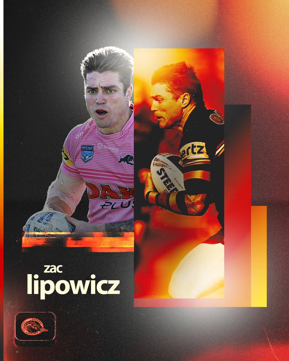 𝒁𝒂𝒄 𝑳𝒊𝒑𝒐𝒘𝒊𝒄𝒛 𝒓𝒆𝒋𝒐𝒊𝒏𝒕 𝒍𝒆 𝒄𝒍𝒖𝒃 ✍️
Les Dragons viennent d’officialiser la signature du puissant seconde ligne australien pour deux saisons à partir de 2026.

🇨🇵 tinyurl.com/y553mm6c
🇬🇧 tinyurl.com/4djaznup