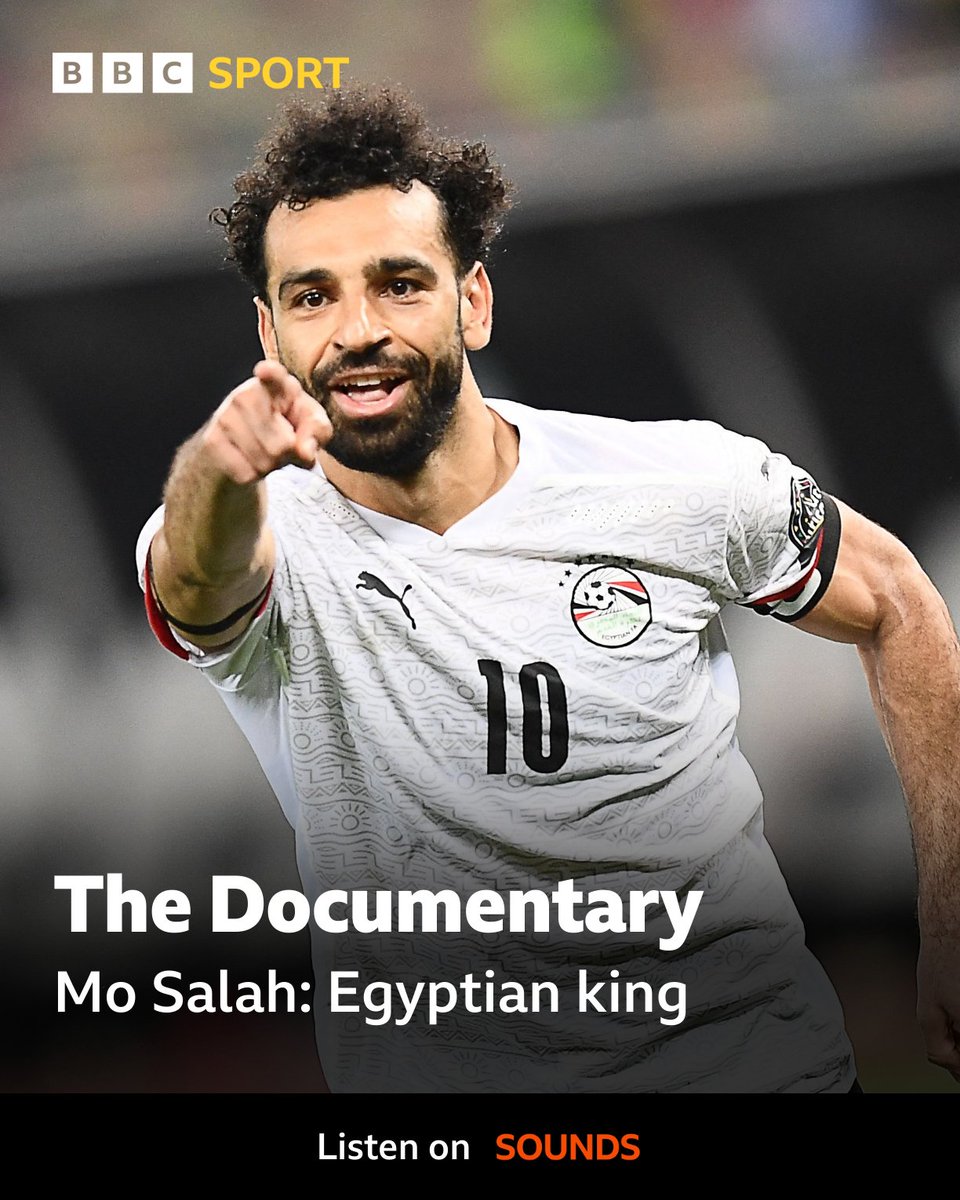 BBC World Service Sport (@bbcwssport) on Twitter photo Mo Salah: Egyptian king 🇪🇬👑
Listen to a new documentary as <a href="/JohnBennettBBC/">John Bennett</a> visits Egypt to explore Salah's journey to the top.
How has he achieved his dreams and what impact and legacy has he had on his home country and beyond?
Listen🎧 bbc.co.uk/programmes/p0l…
#BBCFootball Mo Salah: Egyptian king 🇪🇬👑
Listen to a new documentary as <a href="/JohnBennettBBC/">John Bennett</a> visits Egypt to explore Salah's journey to the top.
How has he achieved his dreams and what impact and legacy has he had on his home country and beyond?
Listen🎧 bbc.co.uk/programmes/p0l…
#BBCFootball