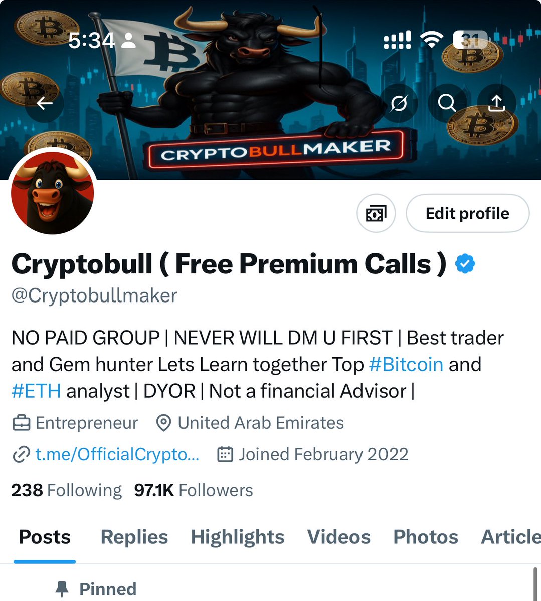 Cryptobullmaker's tweet photo. When 100k Fam https://t.co/vfgenmYcJL