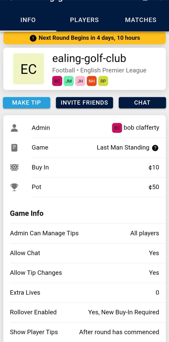 🚨 Exciting News! 🚨 By popular demand, our LMS Football competition is BACK at <a href="/EalingGolfClub/">Ealing Golf Club</a>! ⚽️ 

Pick a Premiership team each week—win, and you move on! Just £10 to enter, and the last person standing takes the pot! 🏆

Gather your friends and let the fun begin! Who's in?