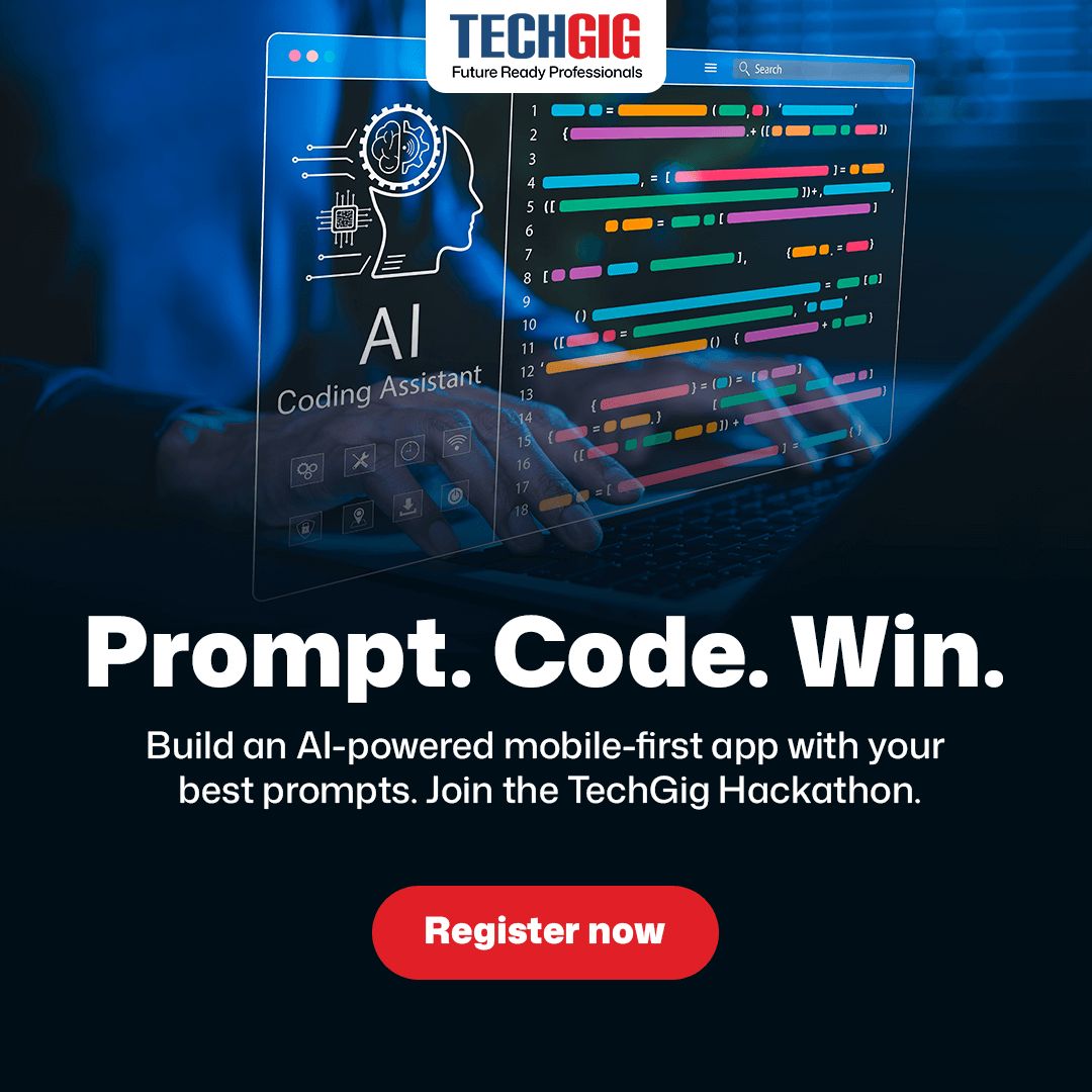 Last chance to make AI history!

TechGig’s Prompt This Into Existence Hackathon is ON.
🚀 Build your AI-powered mobile-web app.
🏆 Show off your skills.
💡 Get noticed by the tech world.
⏳ Closes Aug 31 – Don’t miss out!

🔗 Join now: techgig.com/hackathon/Tech…