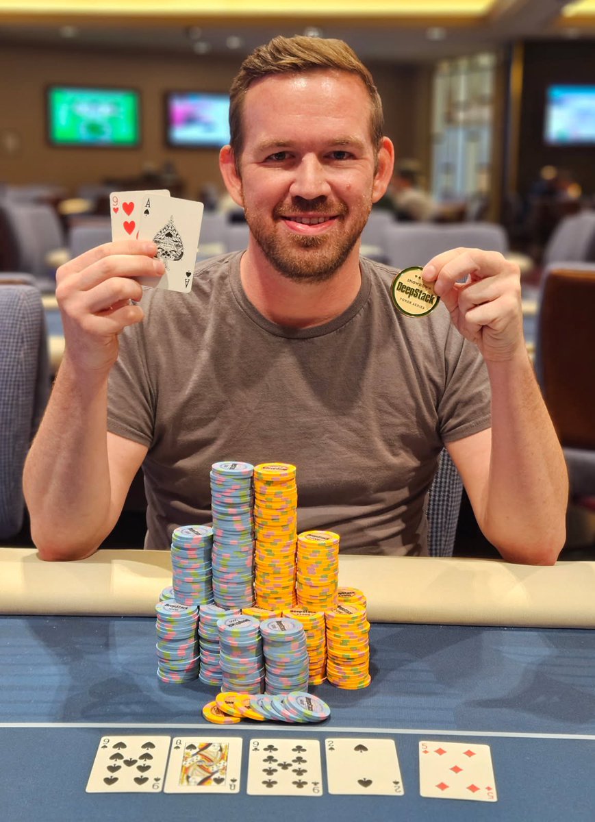 Congratulations to Terrance Reid (<a href="/tjreidpoker/">Terrance Reid</a>) of McKinleyville, CA who was the outright winner in our DeepStack Showdown Event #20 $300 NLH UltimateStack $20,000 guarantee on 8.12.25

Terrance takes home the DeepStack Showdown bronze coin and $8,362