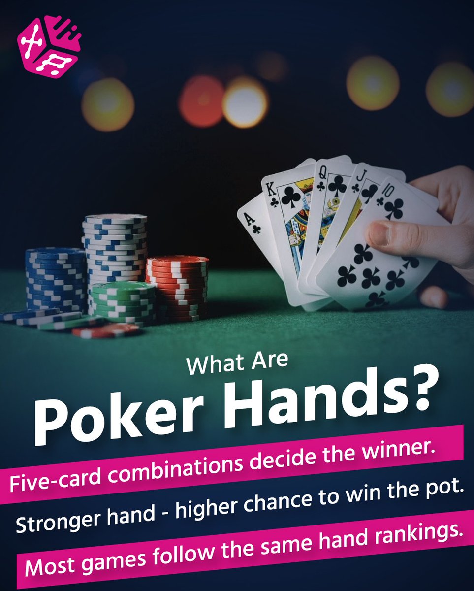 jackpotsxp's tweet photo. 🃏 Five cards. One winner.
Know the rankings, play the odds, win the pot!" 💰♠️♥️

#PokerTips #pokerhand #jackpotsxp https://t.co/AUQt6Rdykw