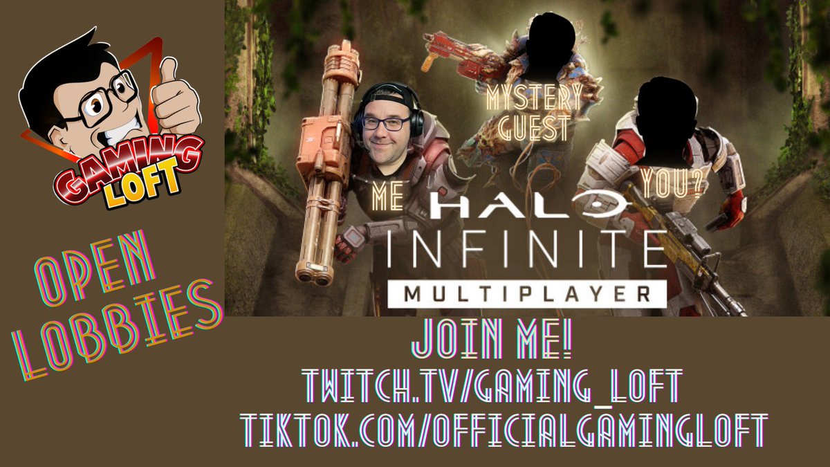 SPARTANS! Grab your weapons, polish them up good &amp; lets cause some carnage from 8.30pm BST for some <a href="/Halo/">Halo</a> #multiplayer. We are being joined by a mystery guest, why not join in yourself? Live on both <a href="/TwitchUKI/">Twitch UK & Ireland</a> and <a href="/tiktok_uk/">TikTok UK</a> Oh did I mention the multiplayer is free to download?