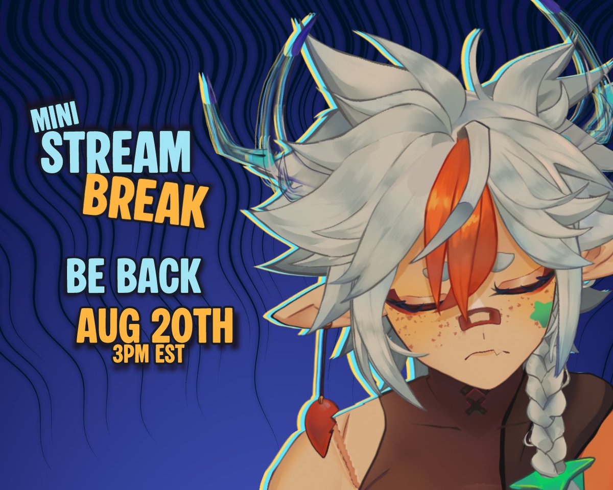 I gotta be transparent with ya'll

your deity is a lil burnt out and needs some time away~  dw I'll still be posting on all socials, just won't be on the funny purple site til the 20th. 💔