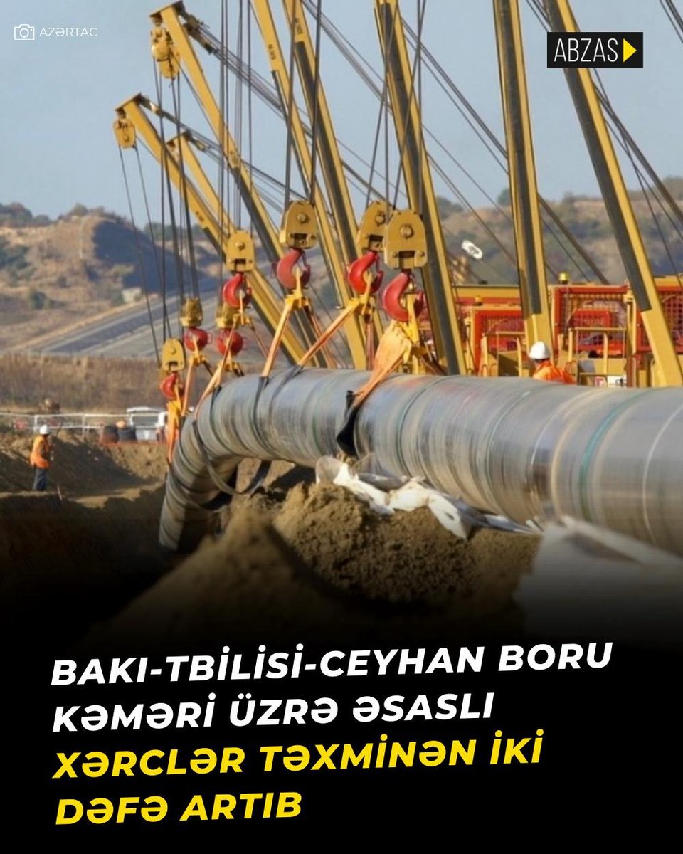 Bu il Bakı-Tbilisi-Ceyhan (BTC) boru kəməri üzrə əsaslı xərclər təxminən iki dəfə artıb.

BP-nin məlumatına görə, şirkət 2025-ci ilin ilk altı ayında Bakı-Tbilisi-Ceyhan boru kəmərinin istismarı üçün əməliyyat xərclərinə 60 milyon dollar xərcləyib, əsaslı məsrəflər isə 30 milyon