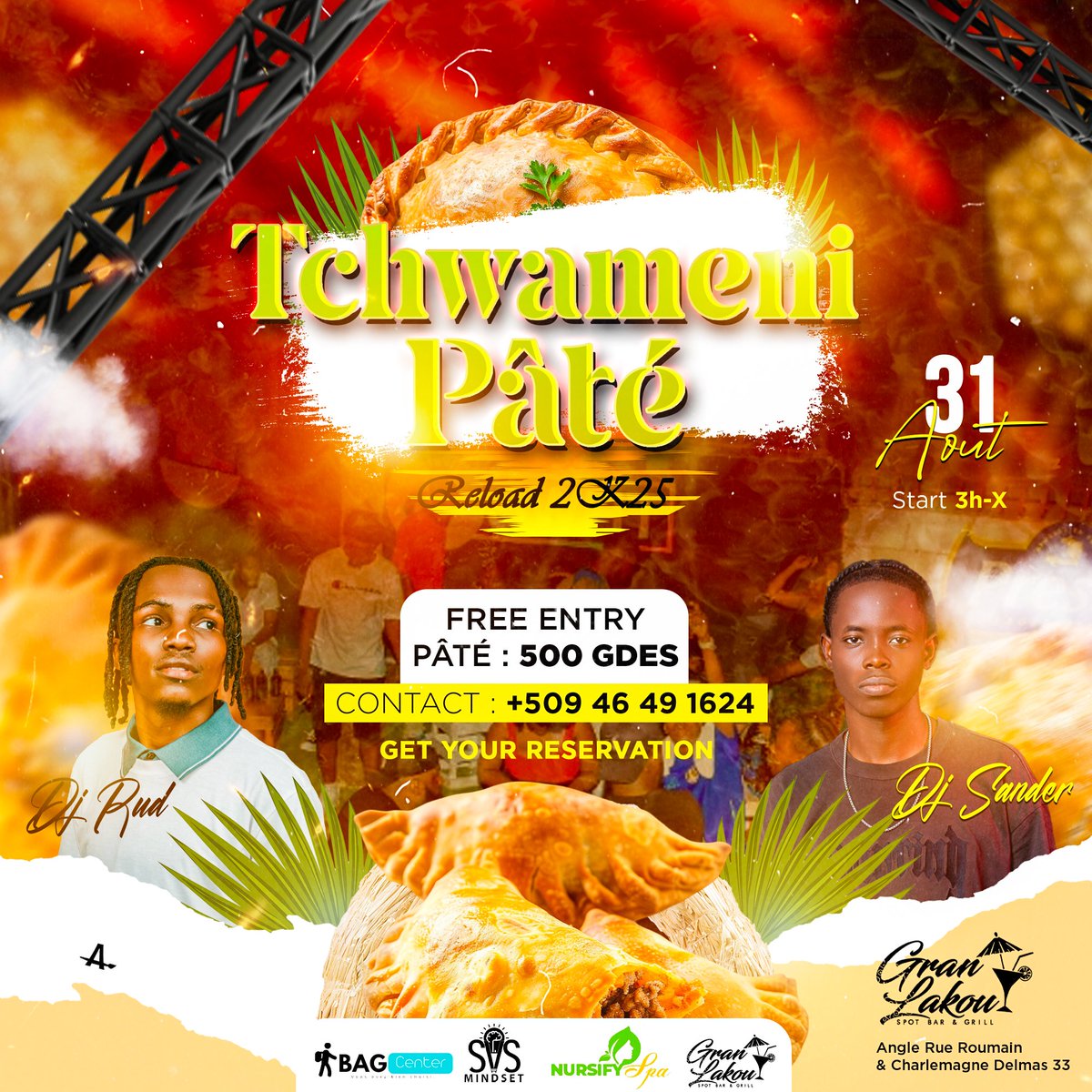 Ou pa bezwen envitasyon pouw vini 📍

August 31st — save the date! 📅🔥