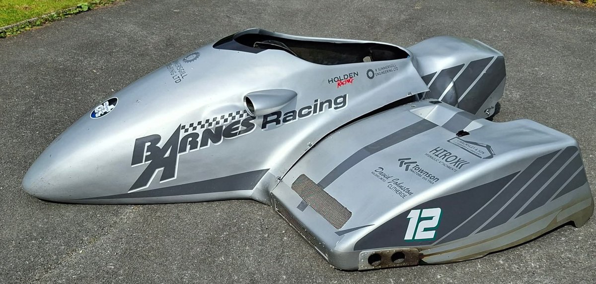Cumbria_Express's tweet image. For sale at £600 ono: F2 faring &amp;amp; wheelarch, as used by George Holden on his Molyneux TT bike. 
Please message me / @holdensidecar if interested.