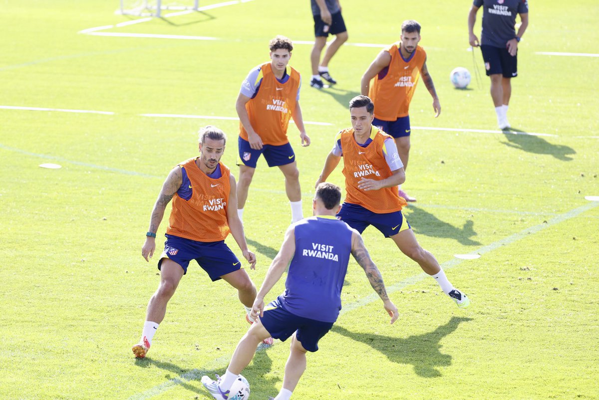 Entrenamiento del Atlético de Madrid.

©️EFE / Mario Morón