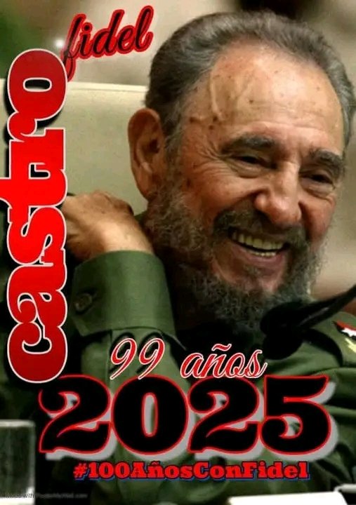 Hoy queremos hacer honor al más grande de todos los tiempos en su aniversario 99 
#FidelPorSiempre