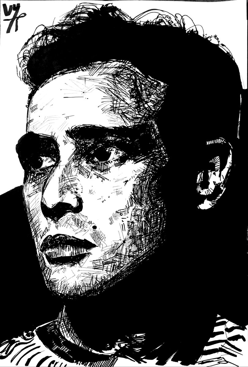 vickyeagerart's tweet image. Start to finish ✍

Mr Brando 🎬

Late #acter #marlonbrando #tribute #ink #portrait