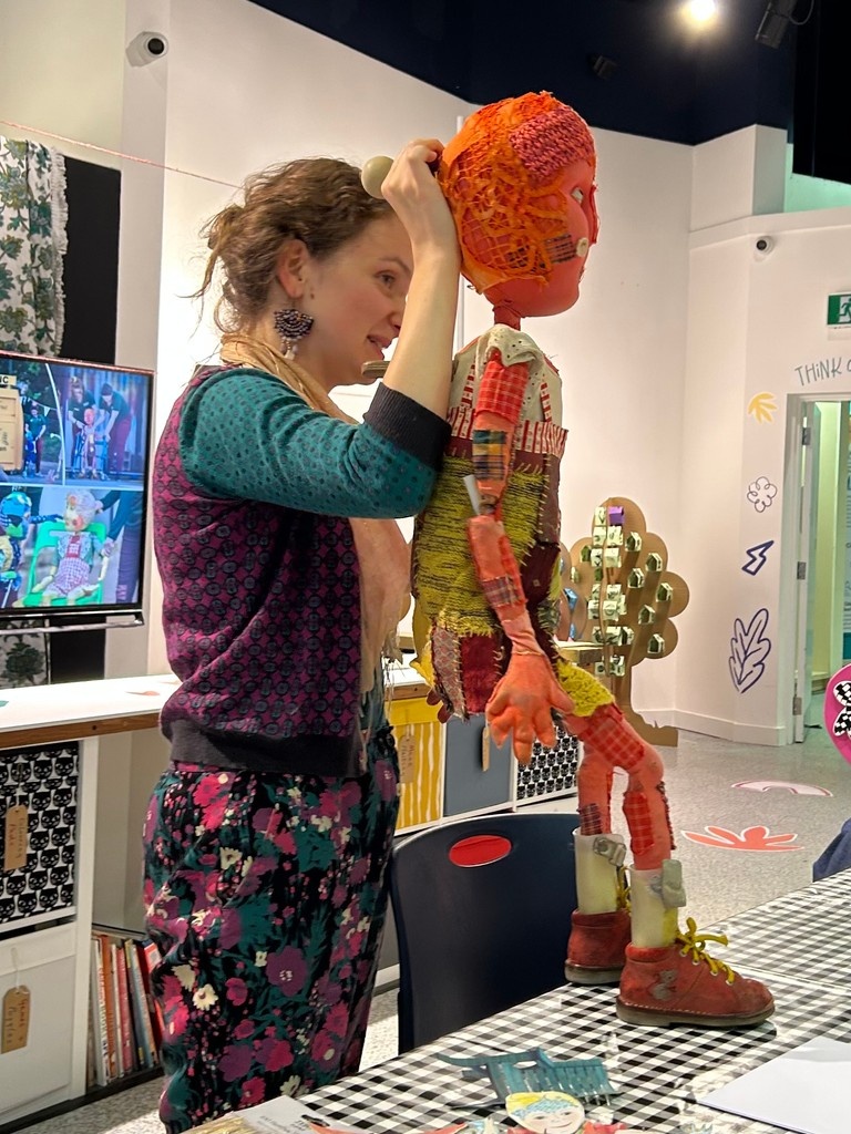 ChalleNGeNottm's tweet photo. Nikki Charlesworth shared her fabulous puppets last week with young people interested in creative careers.
Connect @ycreativesnottm & Connecting Notts to learn from YCA winners about pathways to employment.
Every Weds 4-6pm https://t.co/szOpAsoeoX
#CreativeFutures #Connect https://t.co/WRfKNGYA3N