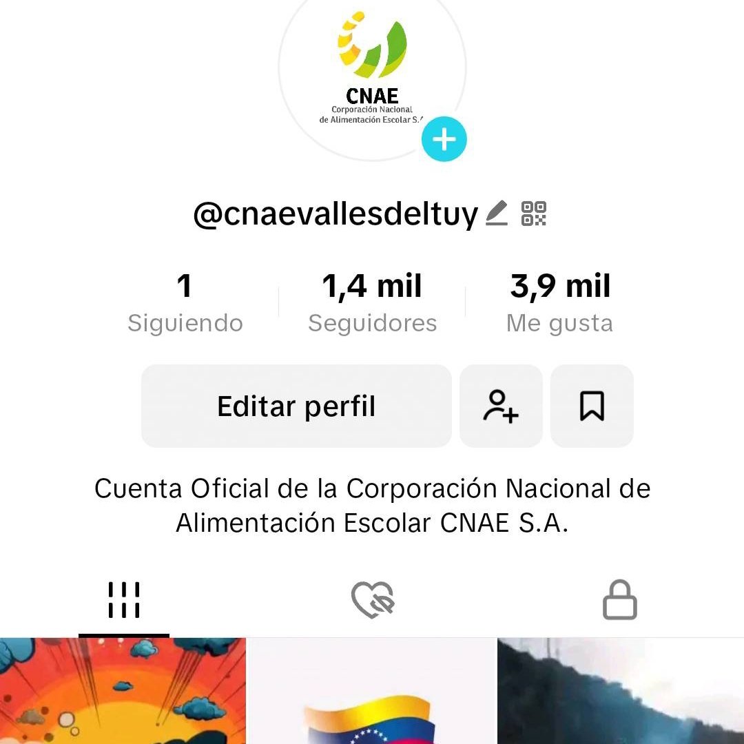 Gracias a cada uno de ustedes por su apoyo en nuestras diferentes redes sociales.
Síguenos en las mismas:
 FACEBOOK: Cnae Valles del Tuy 
 INSTAGRAM: Cnae Valles del Tuy 
 TIK TOK: Cnae Valles del Tuy 
 X: <a href="/cnaevallesdelt1/">Cnae Valles del Tuy</a>
Comenta, dale like 👍🏻comparte 😁 #SomosCnaeValllesDelTuy