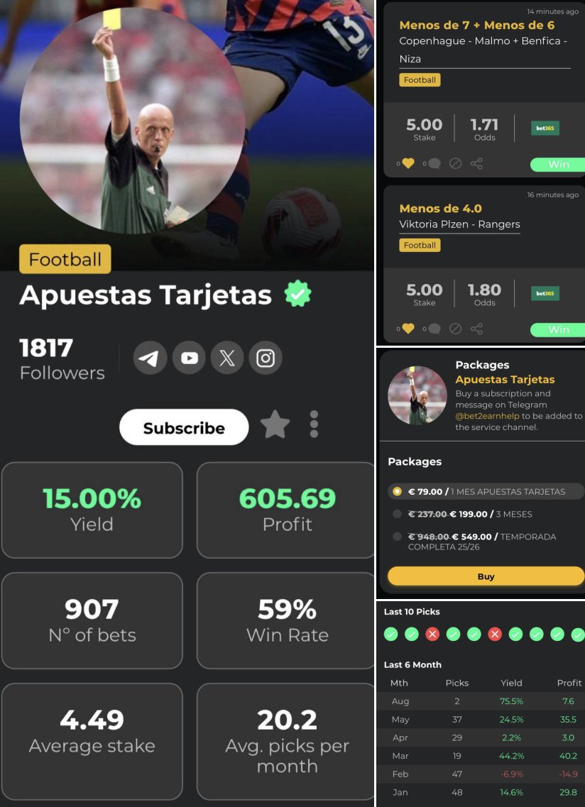 Primeros 2/2 ✅✅

Lo avisamos 😇🔥

Unete aquí para no perderte ni uno más 👇🏻👇🏻👇🏻

bet2earn.com/tipsters/apues…