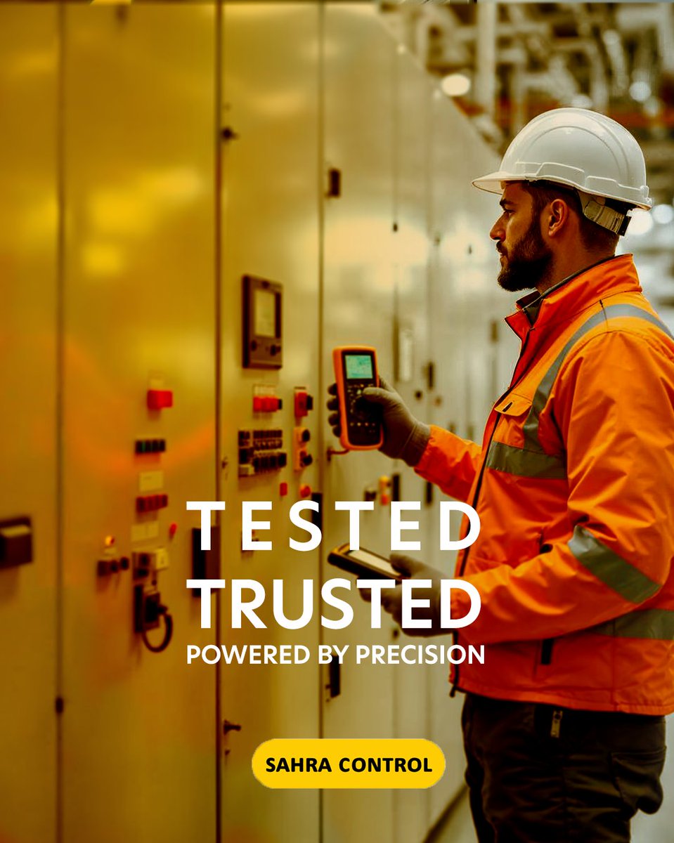 SahraControl's tweet image. Every MCC panel is rigorously tested before delivery—
✅ Electrical safety
✅ Real-world load simulation
✅ Zero errors on siteBuilt by skilled hands. Verified with precision.
Sahra Control – Tested to perform.
📞 920009204 🌐 sahracontrol.com
#MCC #PanelTesting #industry
